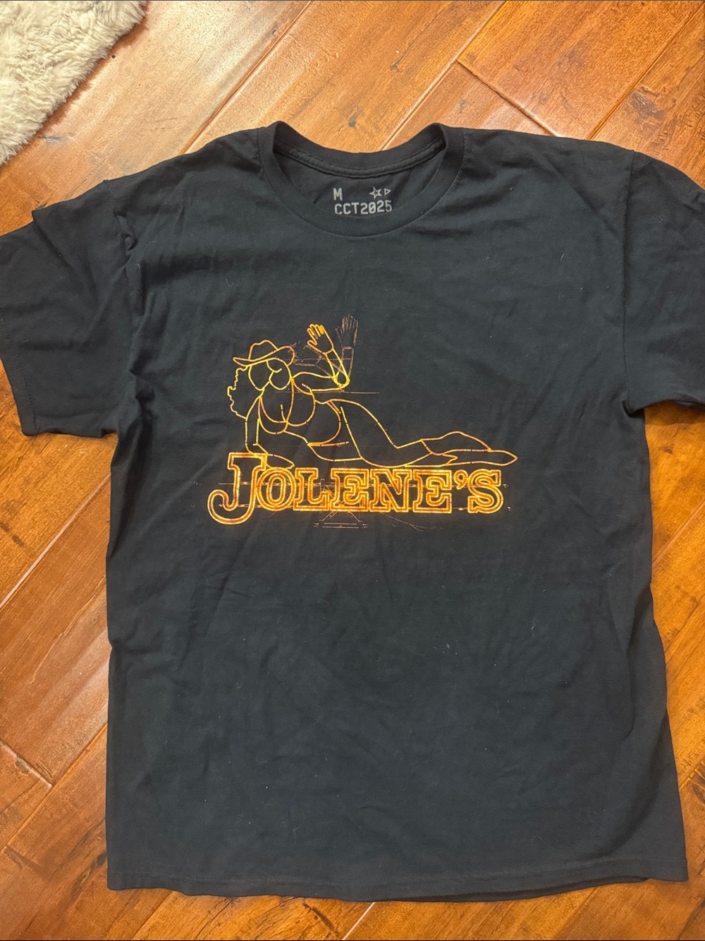 Beyonce Cowboy Carter Jolene Tour Merch Black Short Sleeve Graphic Tee